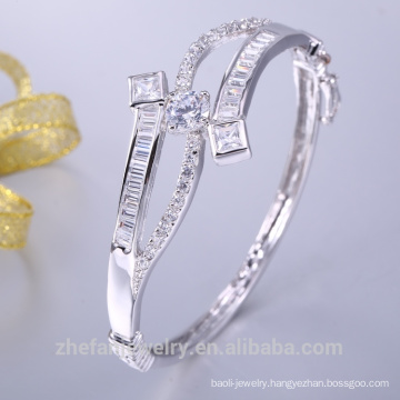 saudi arabia jewelry white gold oem bangle for party